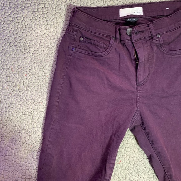 Garage Skinny Purple high-waist stretch Girls/Junior's Denim/Pants size 3 - Picture 8 of 15